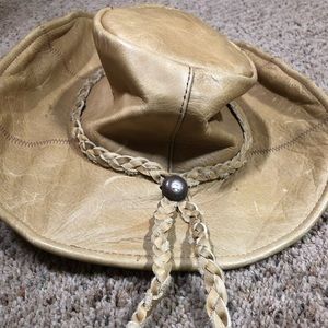 mexican leather hat
